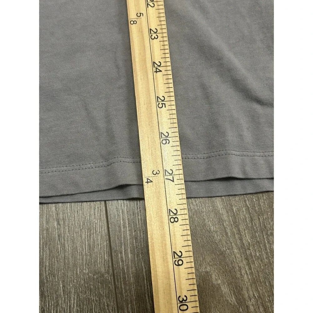 Banana Republic T Shirt Men's Medium Gray Garment Dye Pocket Short Sleeve Tee